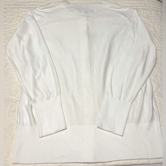 Preston & York White Bling Button Cardigan - Picture 2 of 3